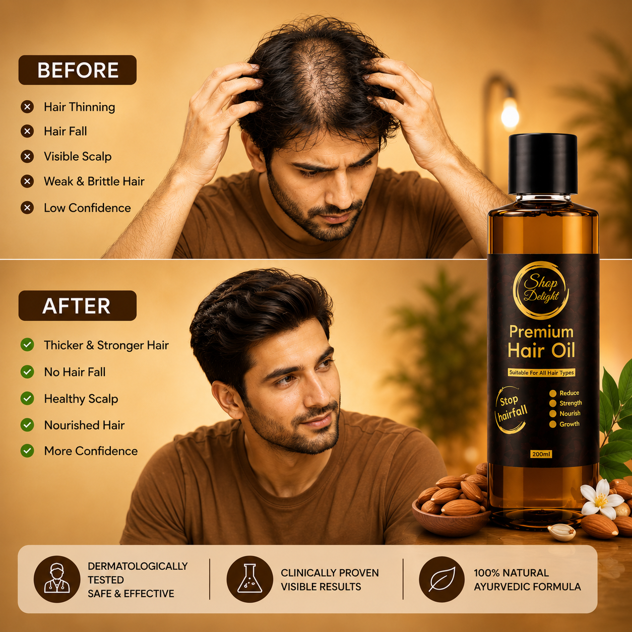 SHOP DELIGHT PREMIUM HAIR OIL
