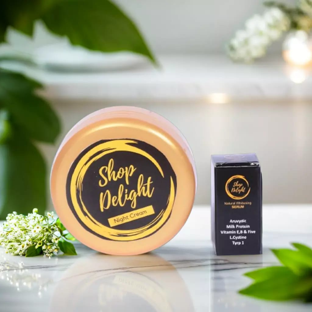 SHOP DELIGHT premium cream and serum